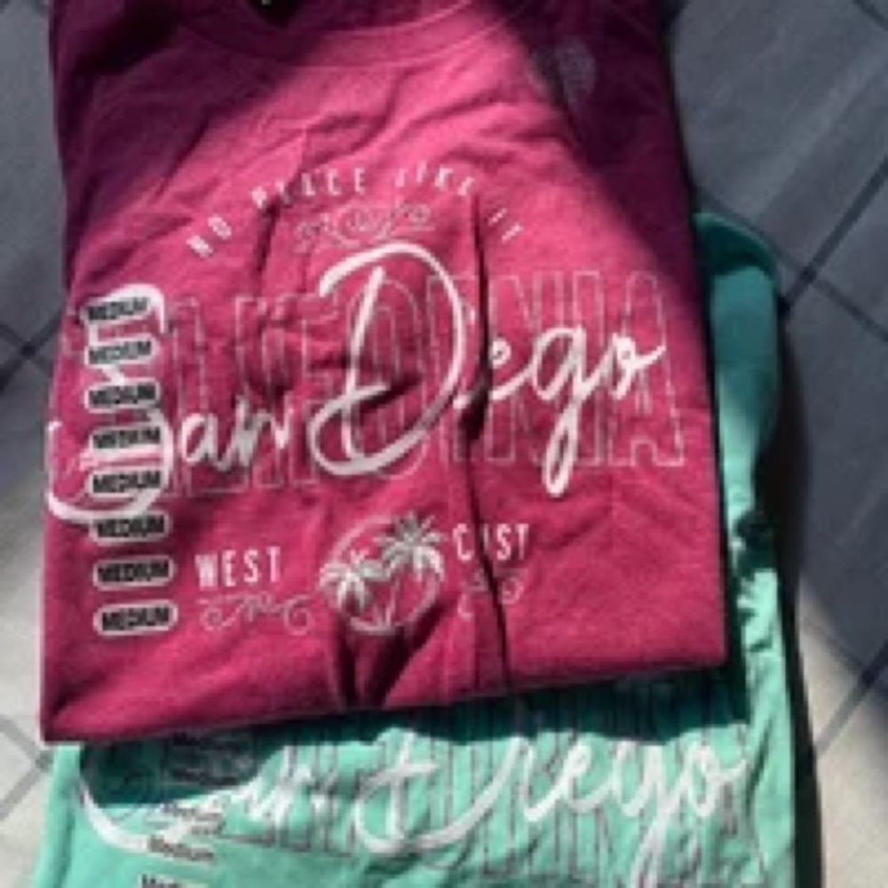 Two San Diego T-Shirts